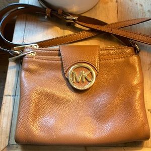Michael Kors leather crossbody purse